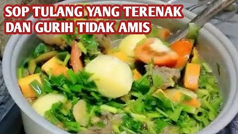 resep sop tulang sapi yang enak dan gurih tidak amis