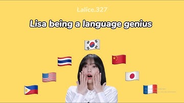 LISA being a language genius 2021 (Updated)