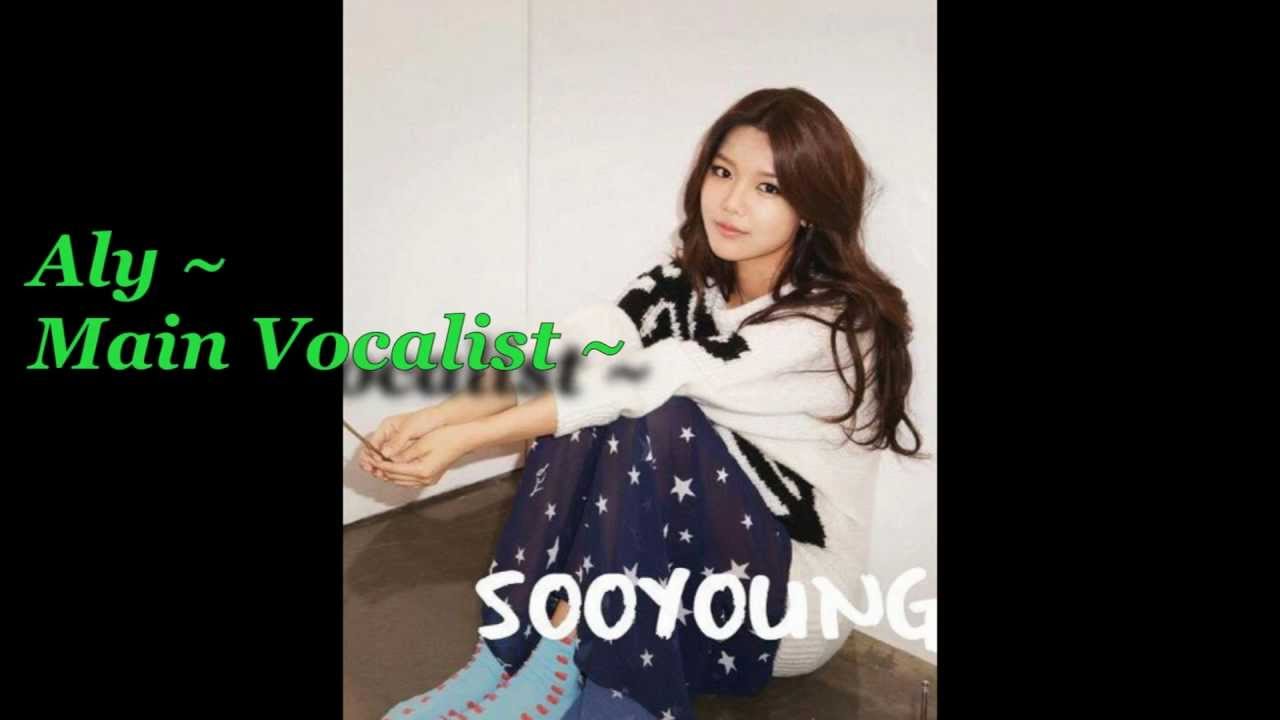 [Crystal♦Lights] Aly Main Vocalist & Leader YouTube