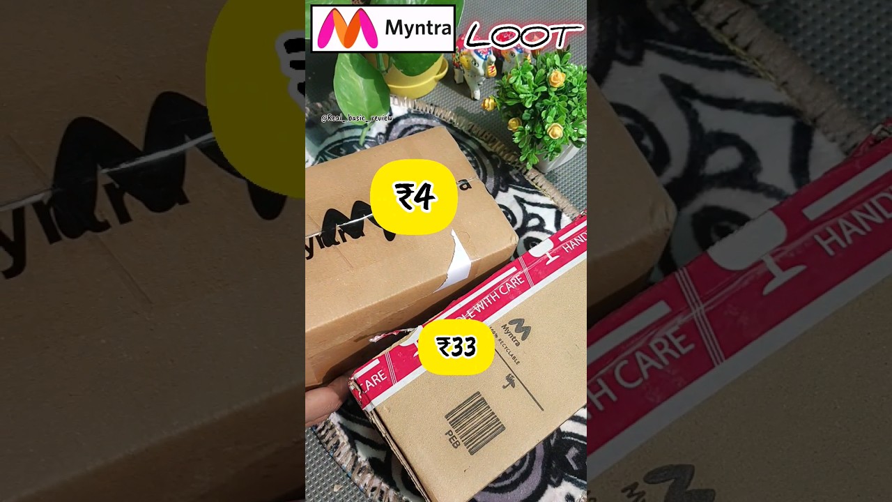 Myntra Loot Unboxing 🤩 Products Starts at ₹4 
