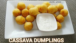 Badia/bagia za muhogo - Cassava dumplings