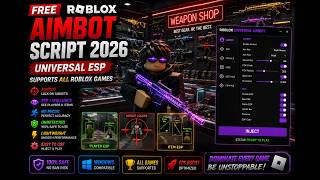 FREE Universal Aimbot Roblox Script | Aimbot & ESP for All Roblox Games (2026 Update) screenshot 4