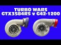TURBOS WARS GTX3584RS VS G42 1200 SAME BOOST SAME AF SAME TIMING POWER BOOST BACK PRESSURE 