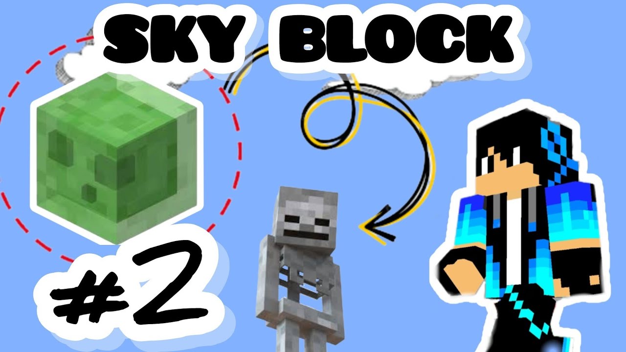 MİNECRAFT SKY BLOCK SLİME ADASINA GİTTİK MÜKEMMEL BİRŞEYLE KARŞILAŞTIK | BÖLÜM 2