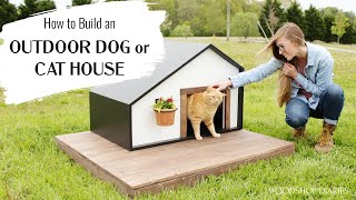 How to Build a [Contemporary Style] Outdoor Pet House