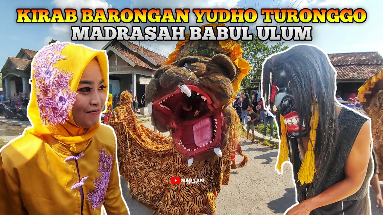 KIRAB BARONGAN YUDHO TURONGGO || MADRASAH BABUL ULUM NGALURAN 2023