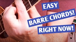 Barre Chords Made Easy: Stop Squeezing & Eliminate Finger Pain