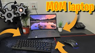 TURNING my mom's work Laptop into a GAMING Laptop