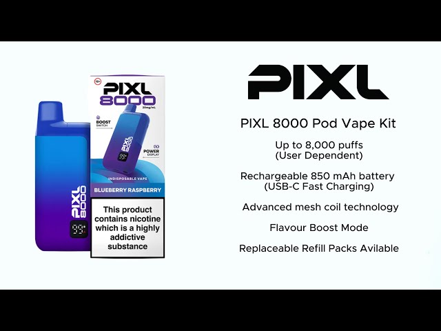 PIXL 8000 Pod Vape Kit Unboxing & Setup
