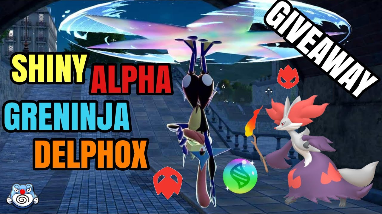 Pokémon Legends ZA: Shiny Alpha Greninja & Shiny Alpha Delphox Giveaway ...