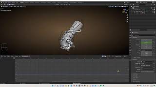 Mechanical hand modeling process