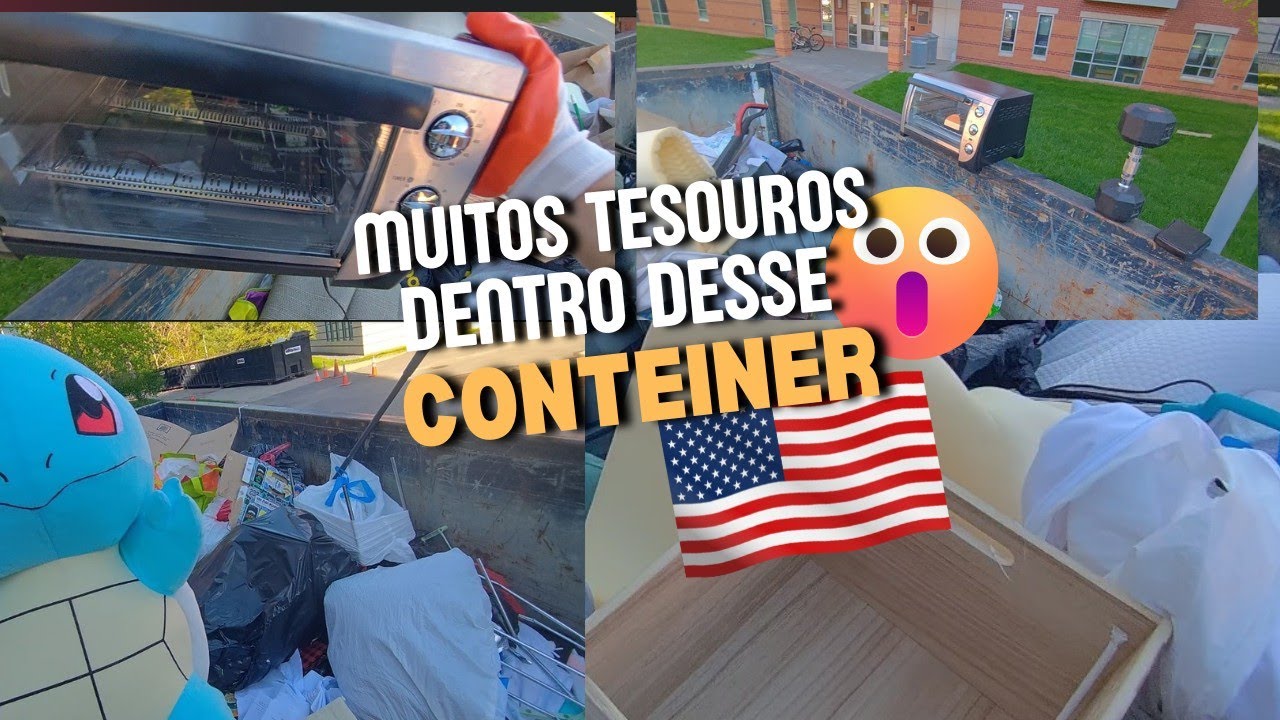 MAIS ACHADOS MUITO LEGAIS NESSE CONTAINER IMENSO DA UNIVERSIDADE!