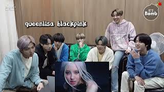 BTS react to BLACKPINK - 'Pink Venom' M/V