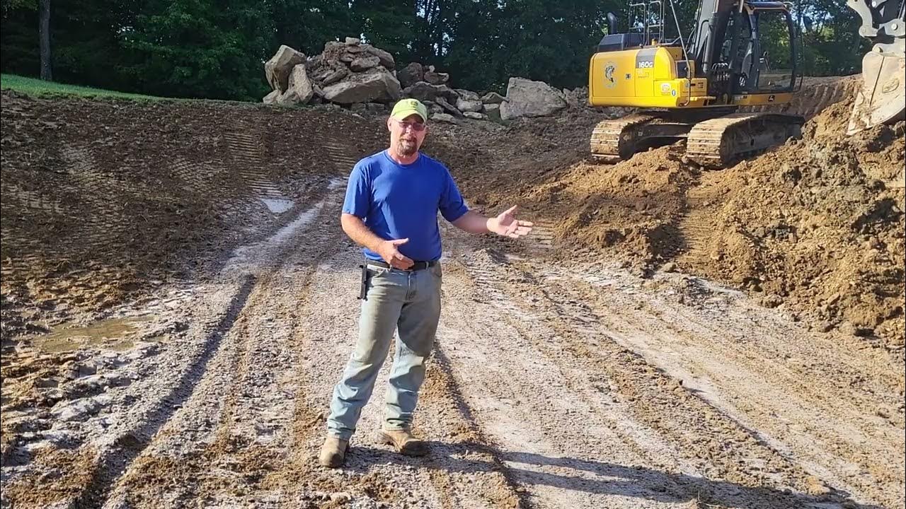 Sealing a leaky pond part 3 pondbuildingpros YouTube