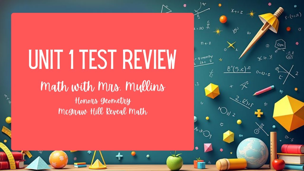 Unit 1 Test Review - YouTube