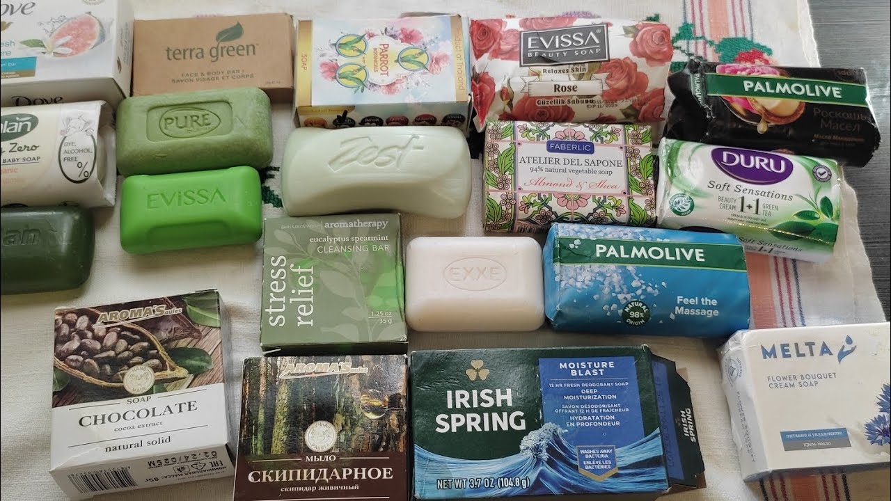 Распаковка/мыло в использование/ASMR