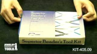 KIT-405.09 - Superior Beader's Tool Kit, 9 Piece Set - Jewelry Tools Demo