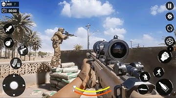 Gun Strike Offline Shooting 3D 🔫 | Ultimate FPS Battle Android Gameplay