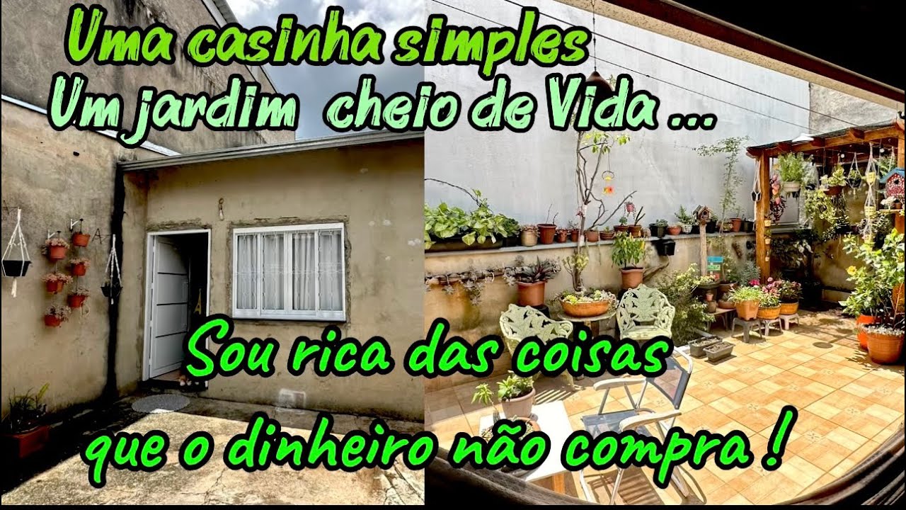 TOUR PELA MINHA CASINHA SIMPLES, COZINHA CAIPIRA E JARDIM ENCANTADO 🪴🌻💞🪏- A pedido de uma Escrita 💛