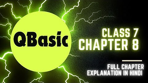 Q basic programming|| class 7,6,5 || Statements and conditions