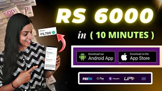 🔴 6000 in 10 MINUTES 🔥 Gpay, Phonepe, Paytm | New Earning App | Free 550 | Earn money Online