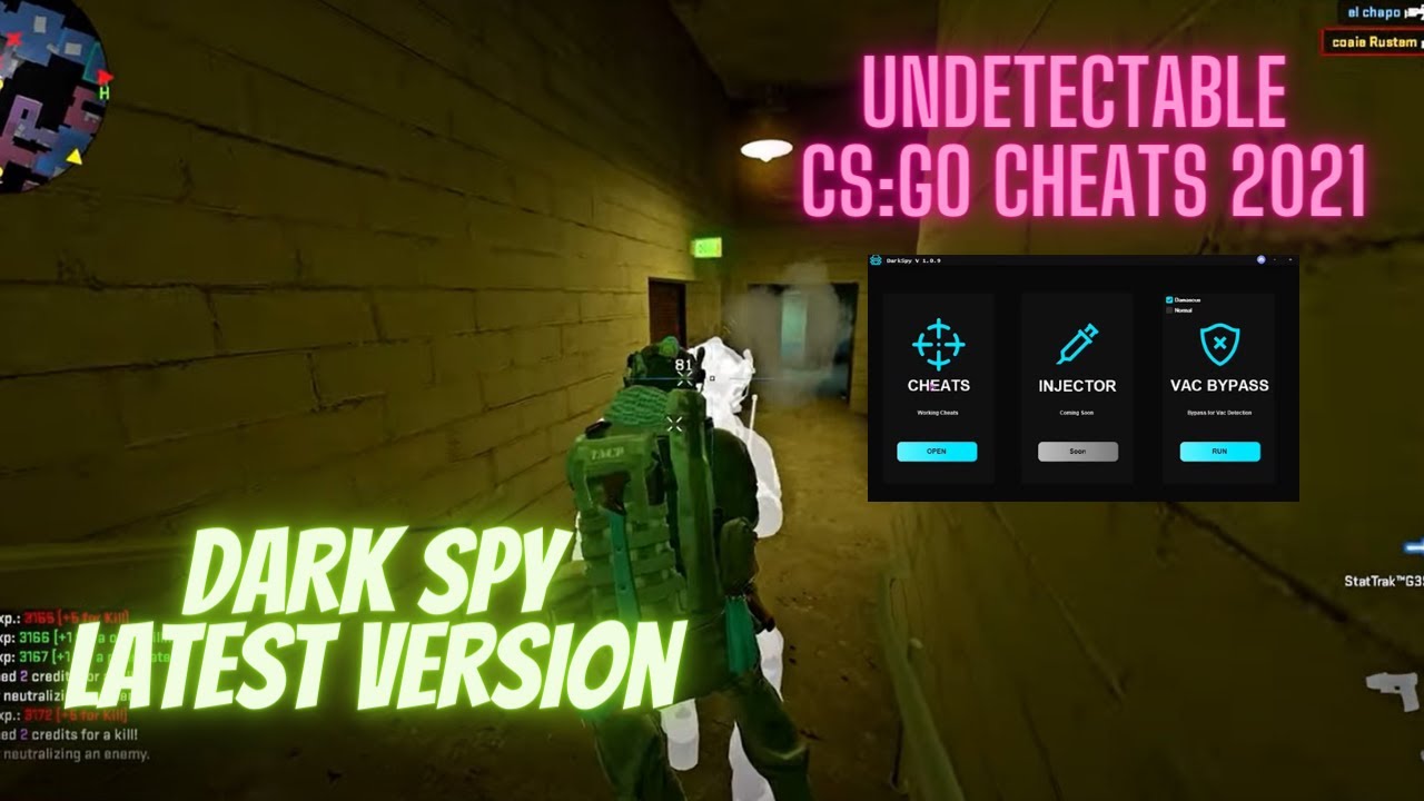 Top CS go UNDETECTED loader Dark Spy (upd Nov 2021) pandora - YouTube
