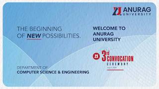 3rd Convocation Ceremony | #Classof2026 | Dept of. CSE | Anurag University | Hyderabad.