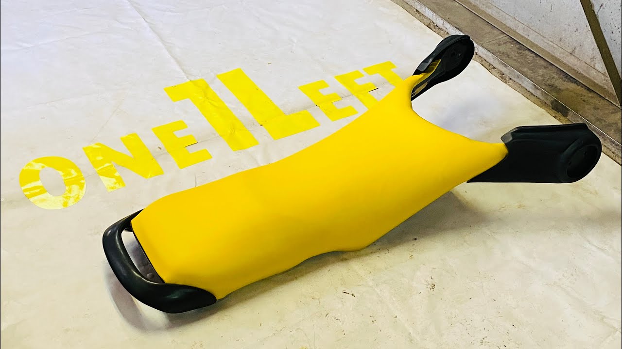 Перетяжка сиденья гидроцикла brp sea-doo xp - YouTube