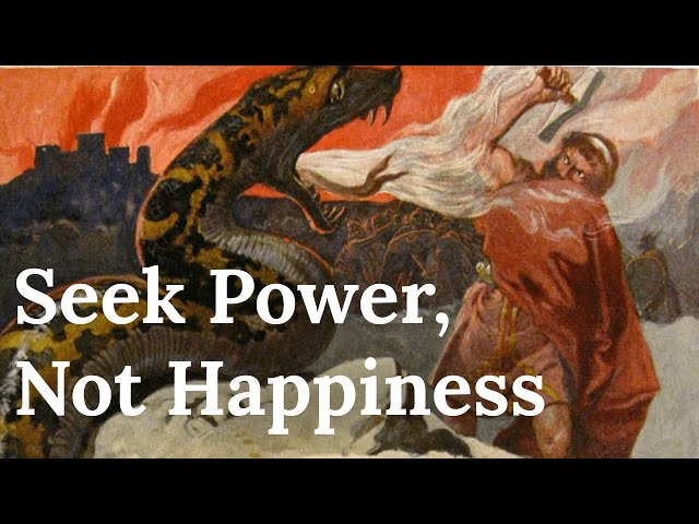 Why You Should Seek Power, Not Happiness - Nietzsche's Guide to Greatness class=