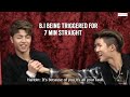 B.I being triggered/mad for 7 min straight compilation