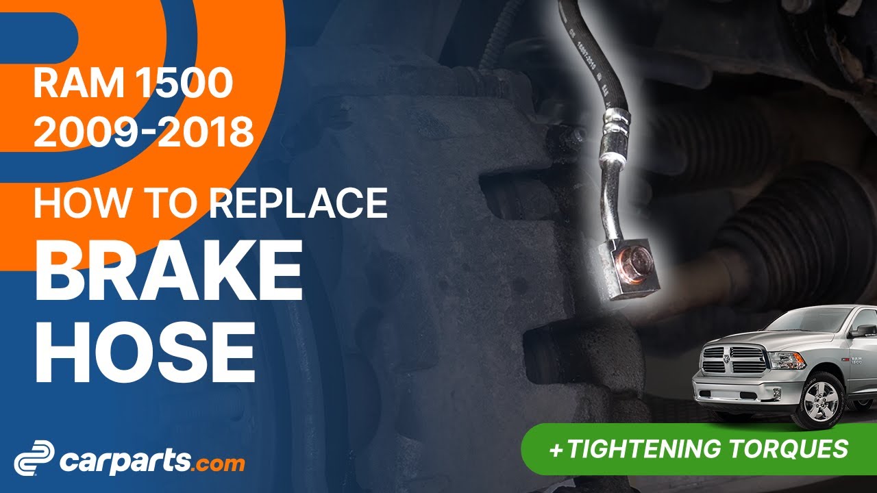 How to replace the Front Brake Hose 2009-2018 Dodge RAM 1500 🚗 - YouTube