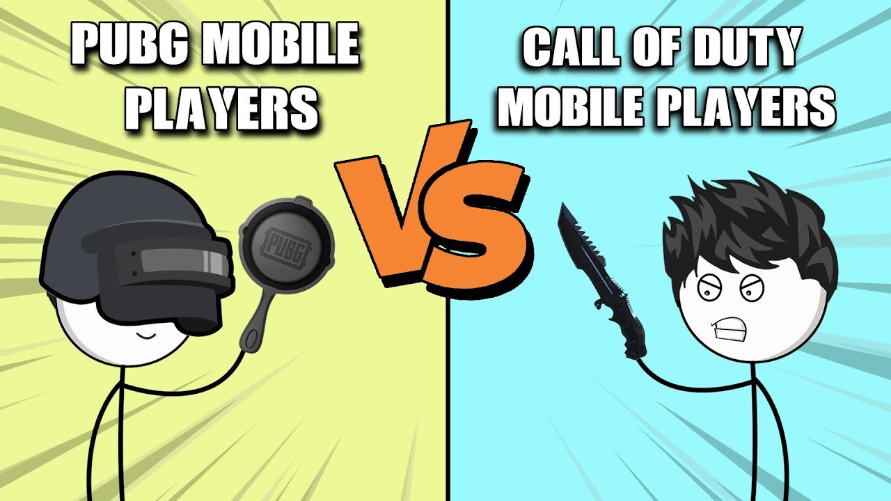 PUBG Mobile Players VS Call Of Duty Mobile Players (The Real Battle ...