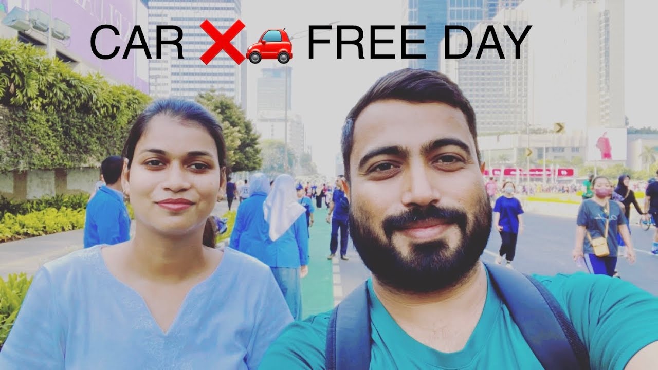 CAR FREE DAY JAKARTA!🇮🇩 - There Are No Cars On The City!