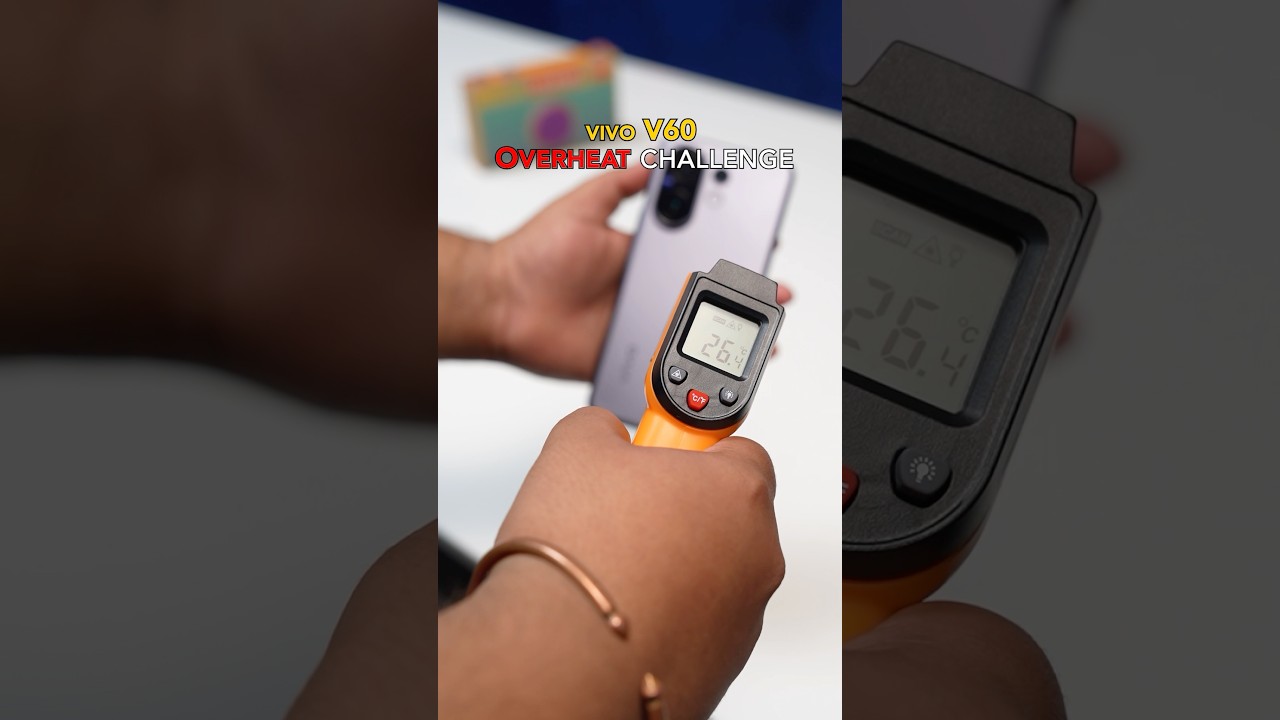 Overheat Challenge 🔥| Vivo V60 heating test 📱