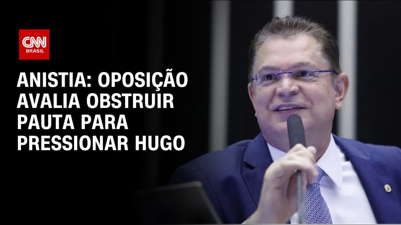 Oposição avalia obstruir pauta da Câmara, caso Hugo não debata anistia | CNN ARENA