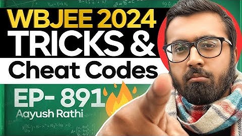 WBJEE 2024 Maths Cheat Codes🔥💯| Tricks & Cheat Codes #891 #wbjee2024 #tukkatricks #arsquad