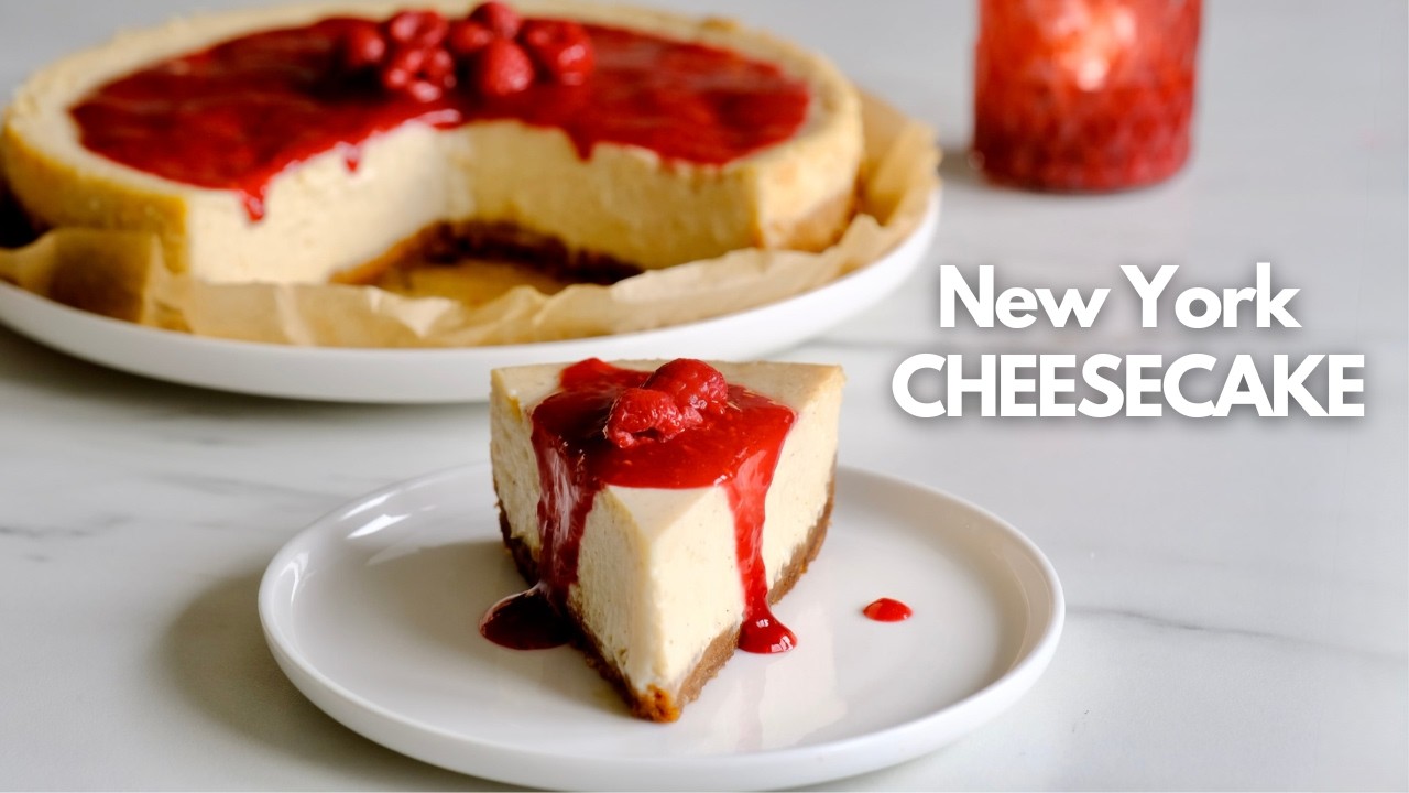 NEW YORK CHEESECAKE | Vegan, Sans Gluten
