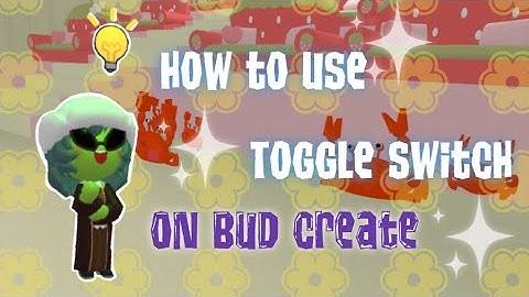 How to use Toggle Switch | BUD create