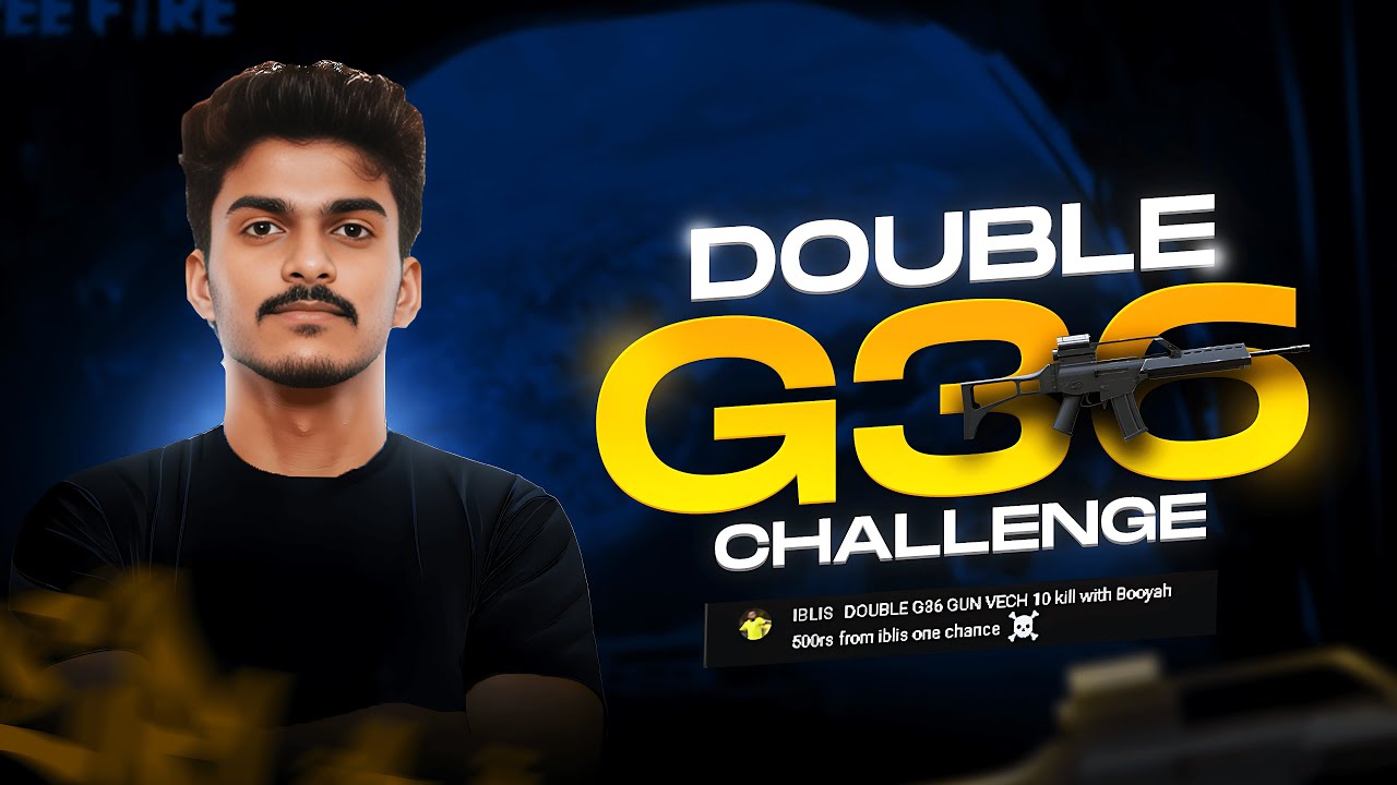 🔥 10 Kills Challenge with Double G36 – ₹500 Prize on the Line! 🔥 | Free Fire | Berlinislive |
