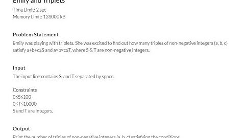 Emily and Triplets - Assignment | SharmaTechnical1 | #java #short #viral #youtubers #subscribe