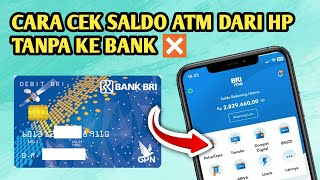 cara Cek Saldo ATM pakai  HP tanpa ke bank