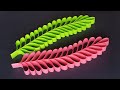 Paper Leaves Making (Paper Flowers) | Paper Leaf | Paper Leaves | Paper Crafts For School