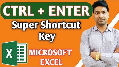 #22 Excel Shortcut : Ctrl + Enter in Excel in Hindi | Use of CTRL + ENTER in Excel | Ctrl + Enter