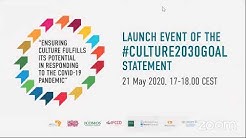 #Culture2030Goal Statement - Launch Webinar