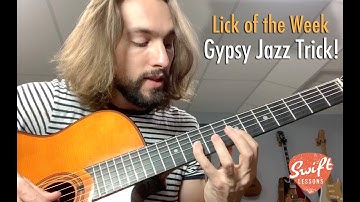 Minor Swing E7 to Am Soloing Trick  - Gypsy Jazz Guitar Licks!