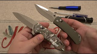 Taking Apart The WALMART & LOWES Cheap Axis Lock Knives To See What's Going On Inside & Fix Them...
