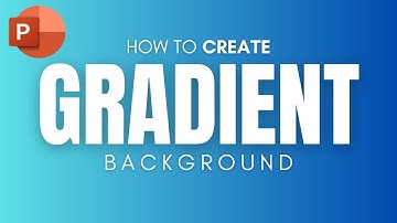 Create Gradient Background in PowerPoint  (Easy Tutorial)
