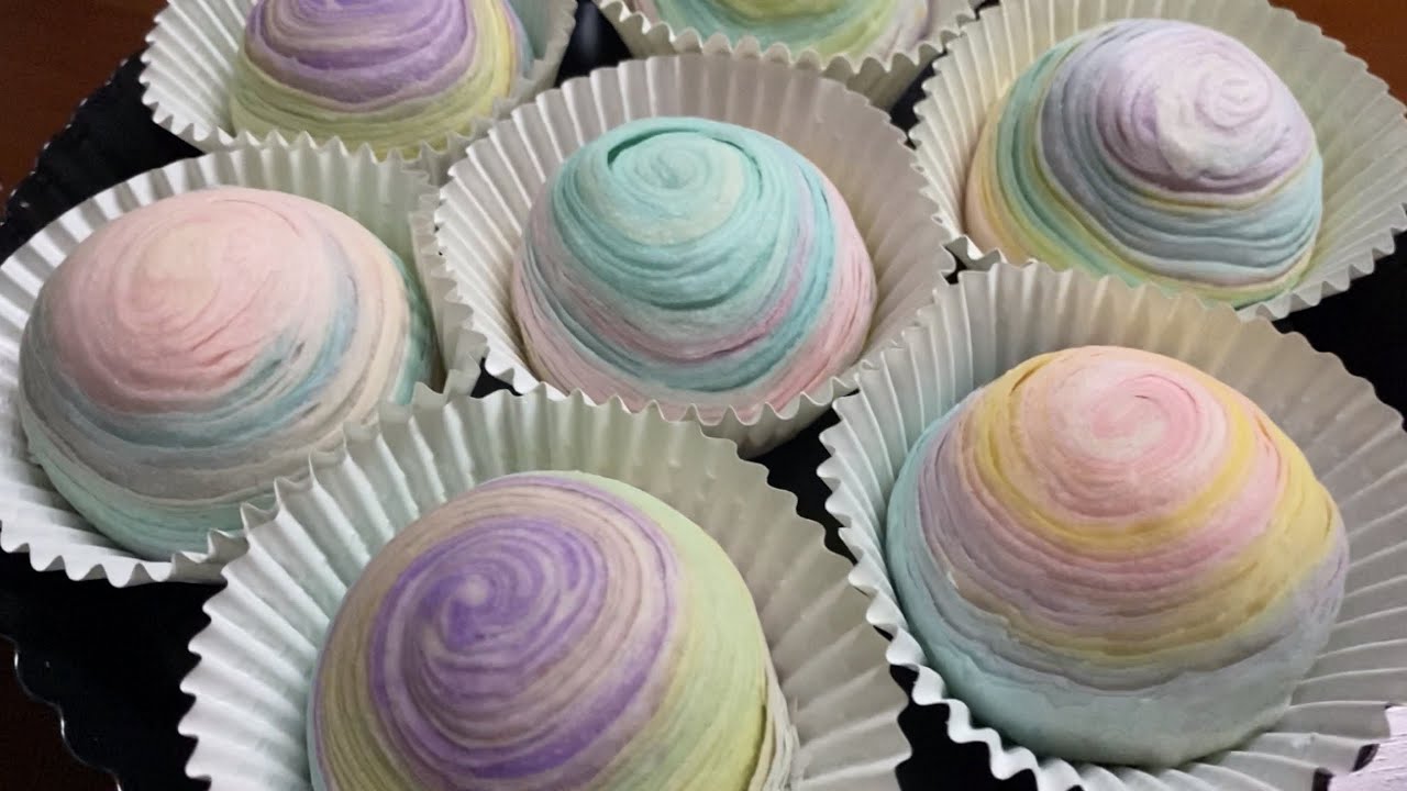 ขนมเปี๊ยะสายรุ้ง ไส้ถั่ว แป้งนุ่มมากใกล้ปีใหม่ มาทำเปี๊ยะกันค่ะ