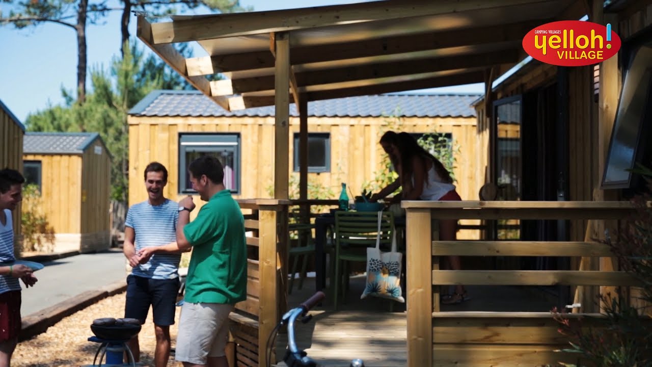 Cottage Dune 6 personnes 3 chambres Premium - Camping Yelloh! Village Les Grands Pins