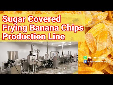 Automatic Banana Chips Production Line with Sugar Covering